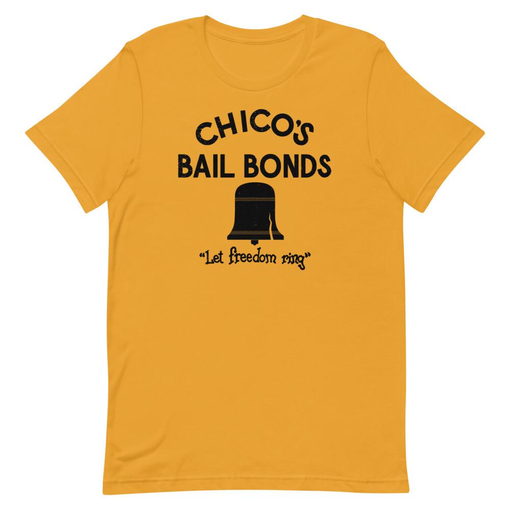 CHICO'S BAIL BONDS Baseball Graphic Tee Shirt Unisex t-shirt