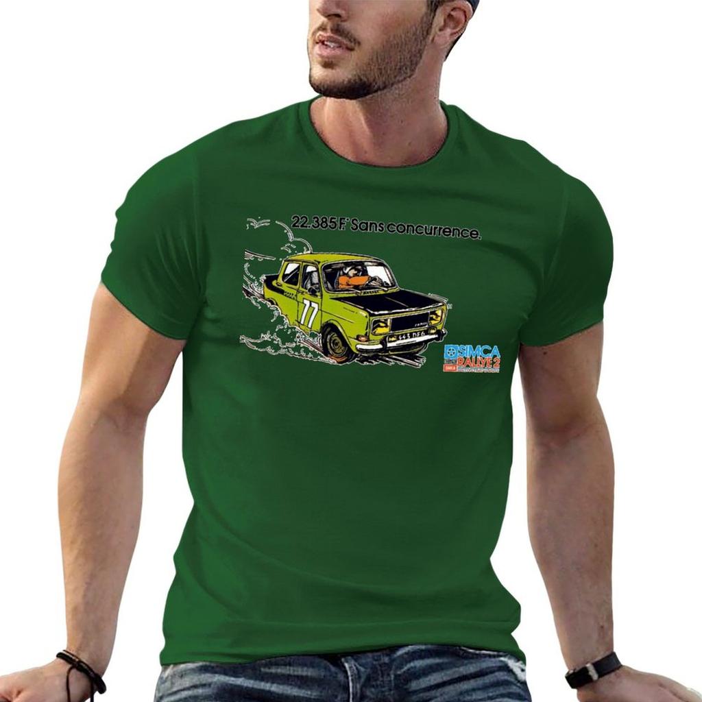 Simca Rallye 2 Tshirt Designer Shirts Hippie Clothes Shirts Graphic Tees Unisex T Shirt