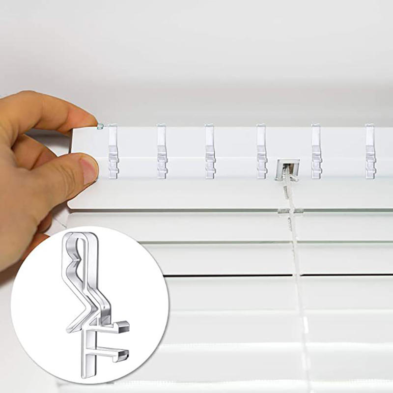 12 шт. Пластиковые зажимы для жалюзи, переносные прозрачные горизонтальные зажимы для жалюзи, деревянные зажимы для жалюзи, сменные зажимы для оконных жалюзи