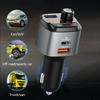 FM-передатчик Bluetooth 5.0 Автомобильный аудиоплеер Handsfree Адаптер USB 18 Вт Быстрая зарядка Type-C FM-модулятор
