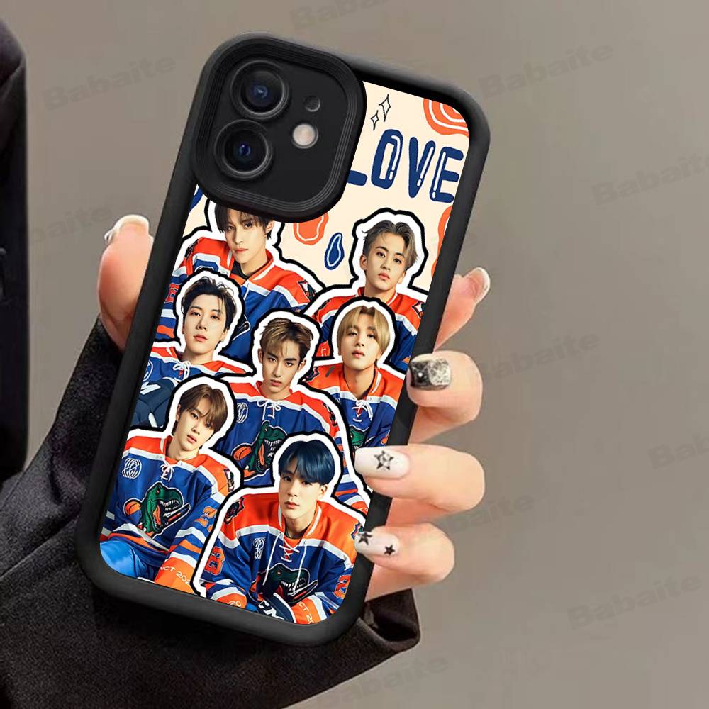 Band N-NCT MUSIC For IPhone 17 Pro Max 16 15 14 13 12 11 Plus Black Soft Phone Cover
