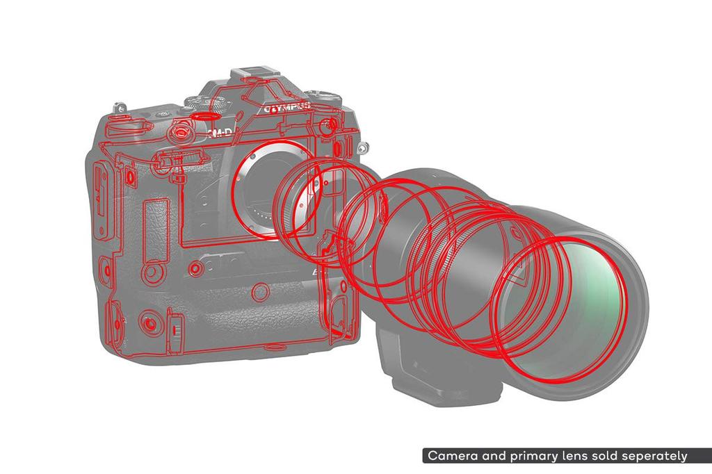 Телеконвертер OM черный для Micro Four Thirds SYSTEM/OLYMPUS 2.0X MC-20