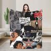 MJ Король Поп-музыки Майкл Дж-Джексон Супер Мягкое Одеяло Плюшевое Постельное Белье Пледы Смешной Диван Кресло Фланелевое Покрывало Чехол для Дивана-Кровати