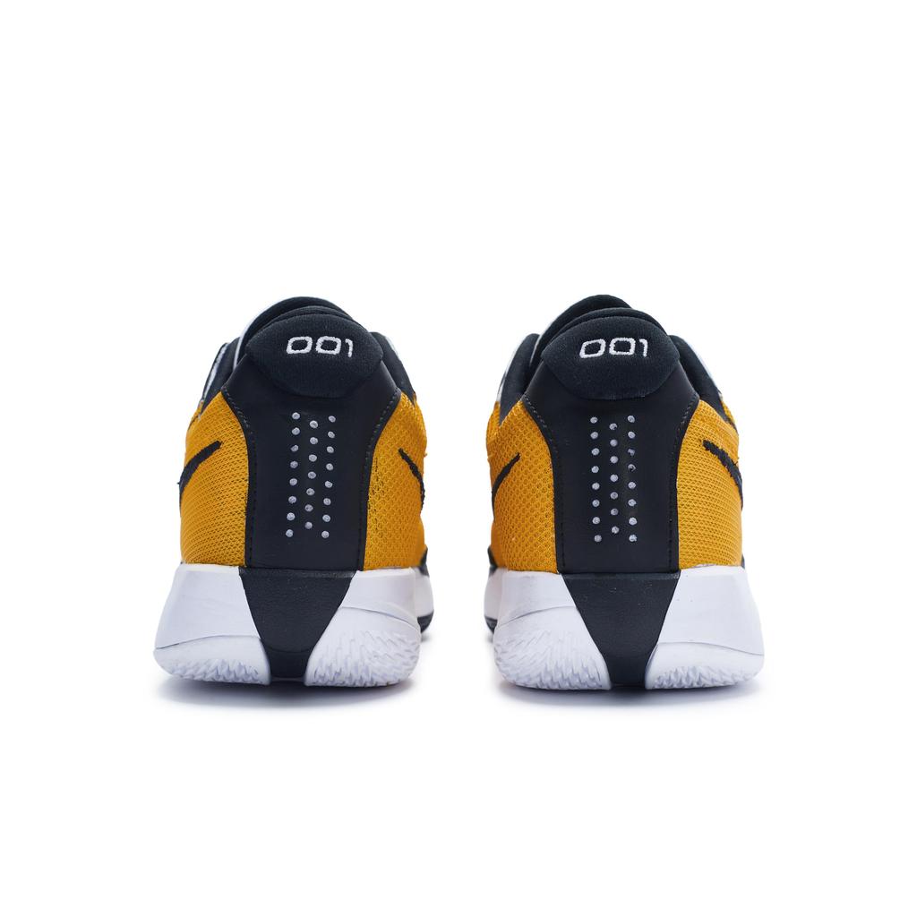 Nike Эйр Зум GT. Крой АКАДЕМИЯ Амортизация Устойчивость к истиранию Дышащие Низкие Баскетбольные кроссовки Мужские Черный Желтый FB2598-100(Team80-S-BOX)