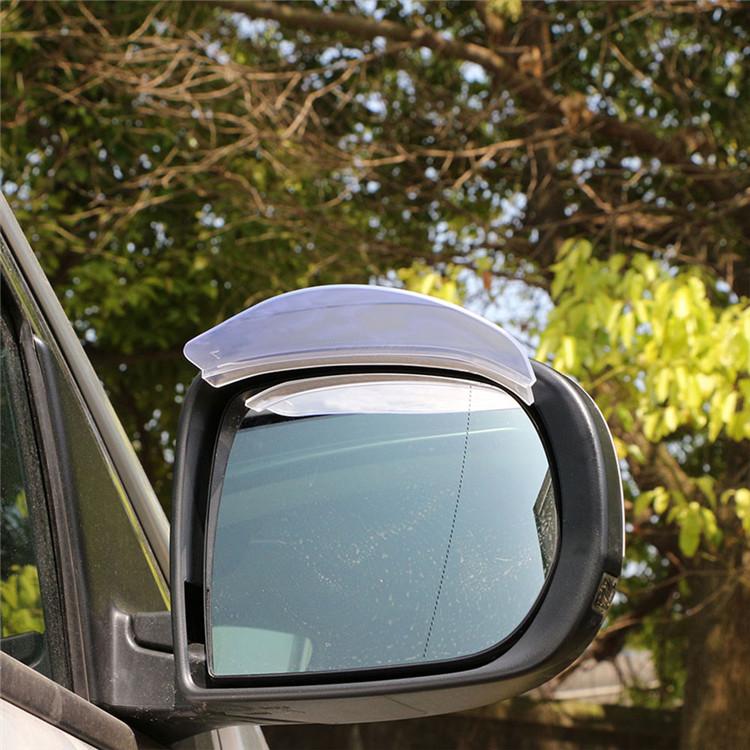1 пара козырьков для автомобильных зеркал, защита от царапин, антибликовые козырьки, защита от дождя для зеркала заднего вида, прозрачные автомобильные аксессуары