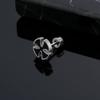 Korean Hot Design Cross Stud Earring Popular 3 Color Stainless Steel Stud Earrings For Fashion Men Women Jewelry