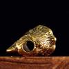 Vintage Brass Eagle Head Statue Hollow Craft Diy Hanging Ornament Desktop Home Decor Festival Gift
