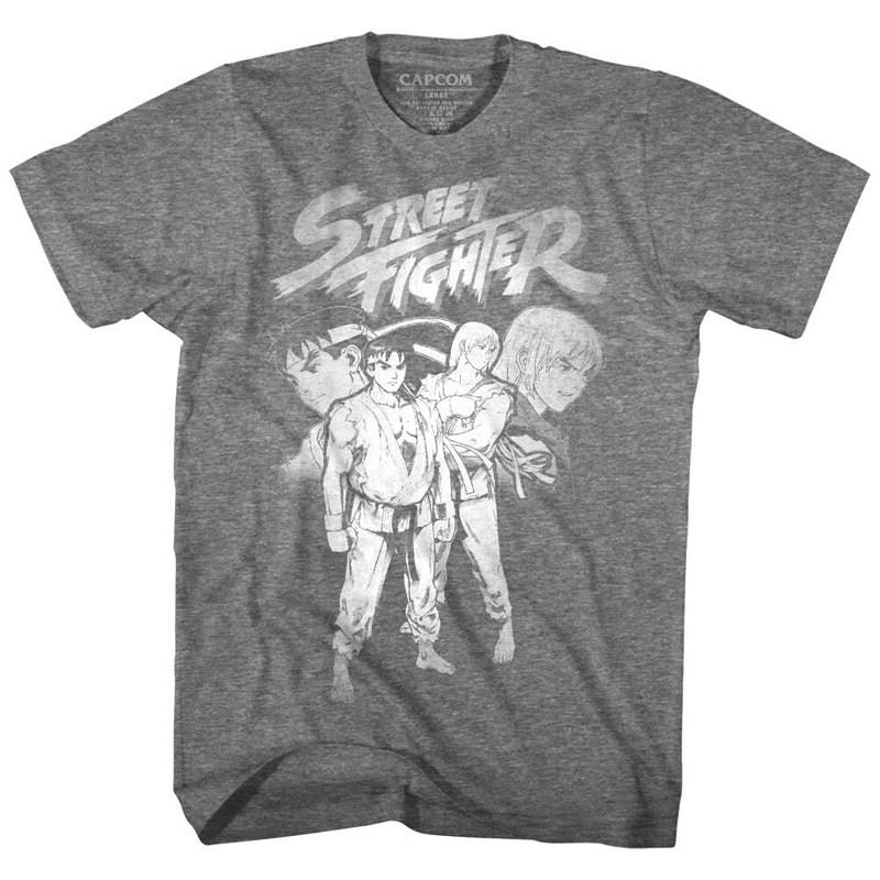 Fit Summer Street Fighter (1990s) Champion Street Fighter Video Game Character Printable Unisexs ShortSleeved TShirt
