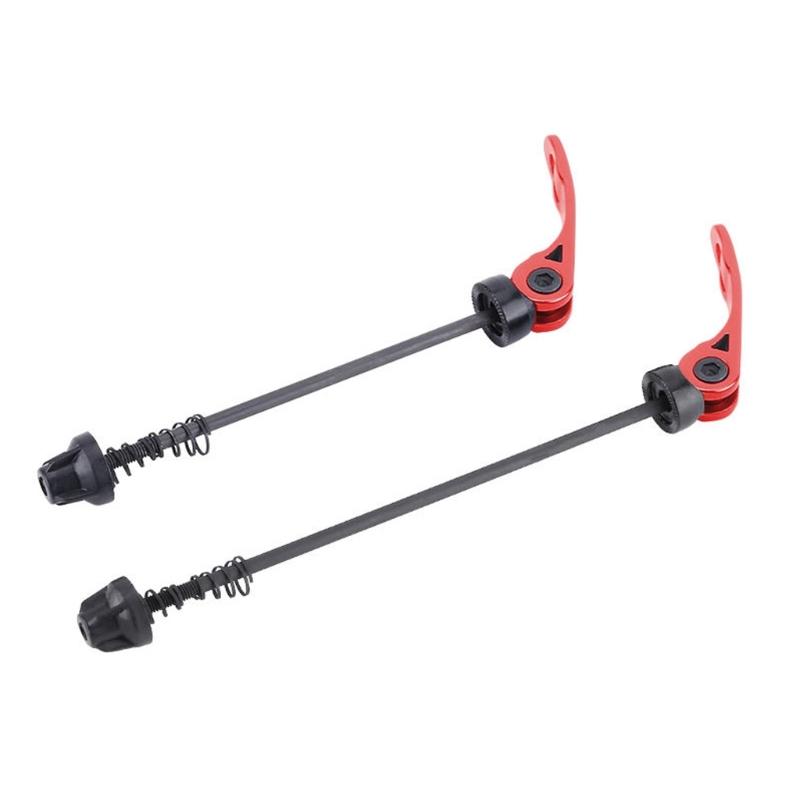 2 Pcs High-Strength Bicycles Wheel Axles Set Bike Quick Release Axles Skewers Lever Mountain Road Bike Wheel Hub Skewers