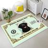 Ковер Dollar Pet для кошек и собак Креативный дизайн с валютой Напольный коврик для гостиной Ковер для прихожей с декором в виде денег