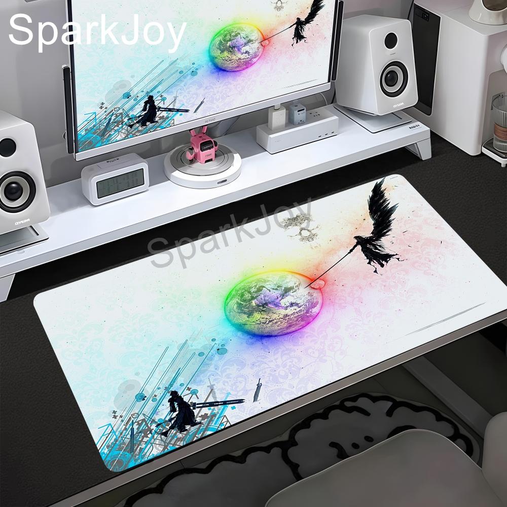 HD Computer Mousepad Final Fantasy 7 Large Gaming Mouse Pad PC Gamer Laptop Mouse Mat Office Mausepad XXL Keyboard Mat Desk Pad