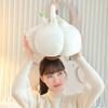 Garlic Plush Pillow, 15.7 Inch Garlic Plush Toy, Vegetable Stuffed Pillow For Home Living Room Bedroom Decor, Soft Pillow Toy For Boys Girls Kids
