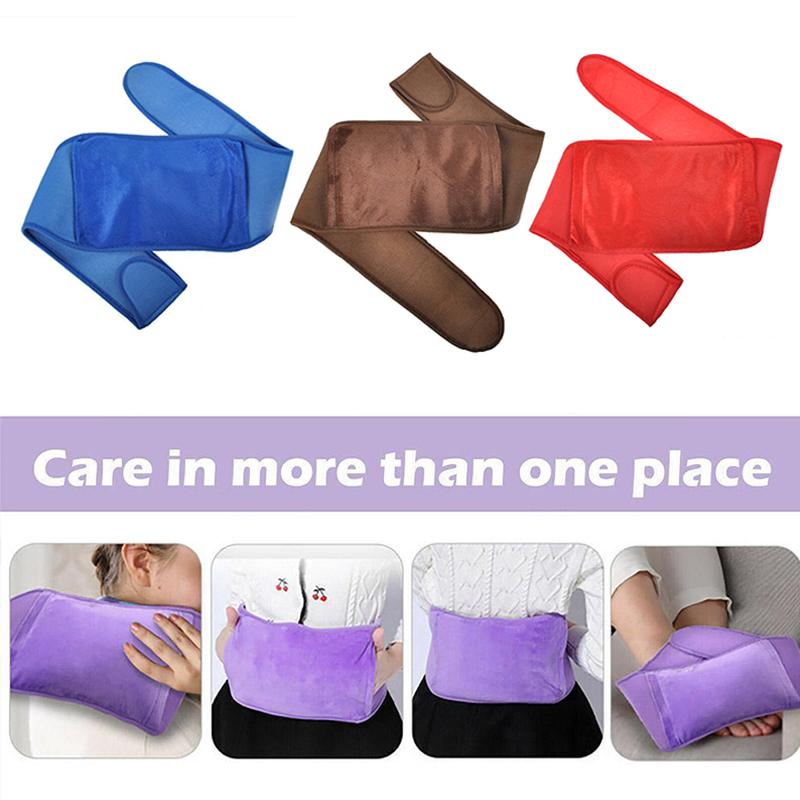Waist Warmer Hot Water Bottle Plush Belt Water Bottle Bag Cover Water Bottle Pouch Belly Warmer Winter Soft Insulation Washable