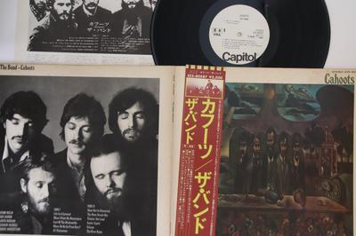 LP Пластинка BAND - Cahoots ECS80587PROMO CAPITOL Япония Оби Рок Б/У