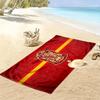 La Roja Print Beach Towel, Large Soft Quick Dry Towel for Beach Camping Swimming