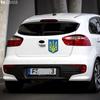Три Мишки WCS236 12x17 см Малый герб Украины автомобильная наклейка красочные автомобильные наклейки авто автомобильные наклейки