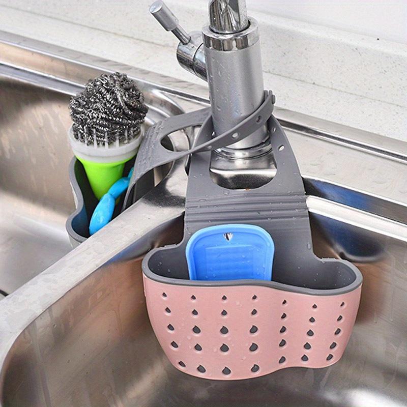 1 Pc Multifunctional Sink Sponge Rack with Adjustable Shoulder Strap