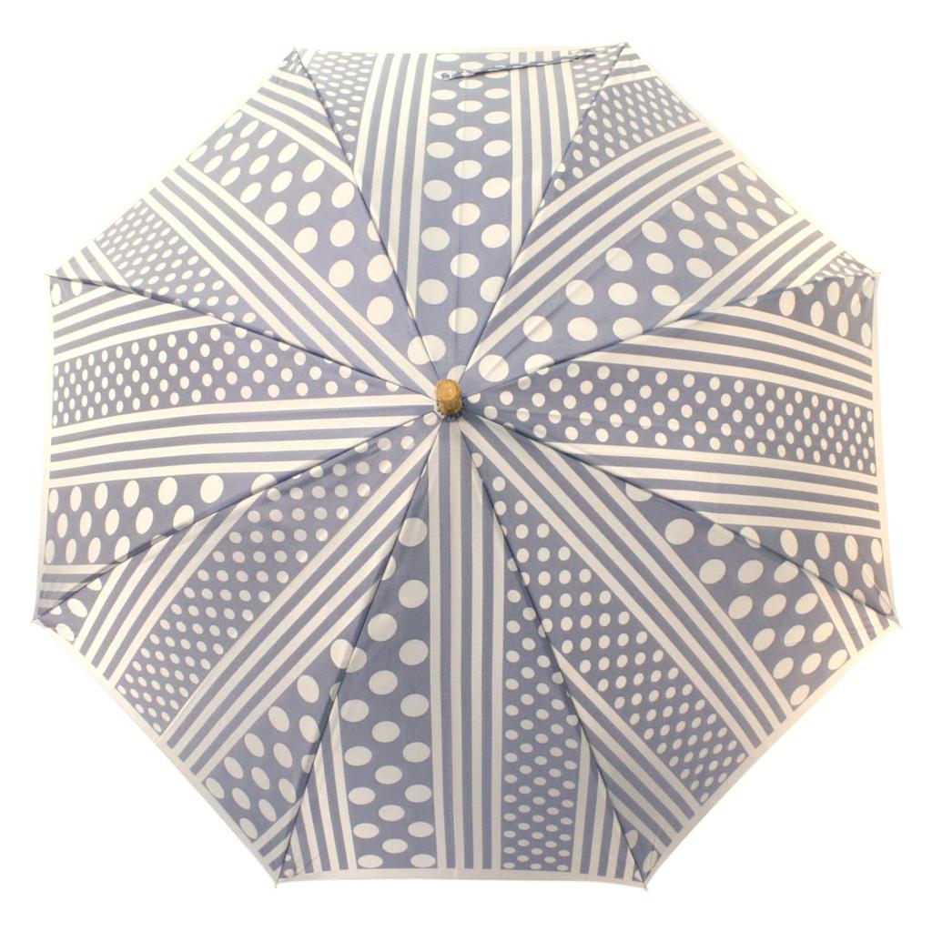 Makita Shoten Long Kirie Forest UV For Sunny or Rainy Made In 03660209 Women's Umbrella, Umbrella, (Dot Stripe), Green, Protection, Days, Jump, Japan,