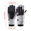 Velvet Cycling Gloves Waterproof Hands Cover Elegant Winter Skiing Gloves  Outdoor