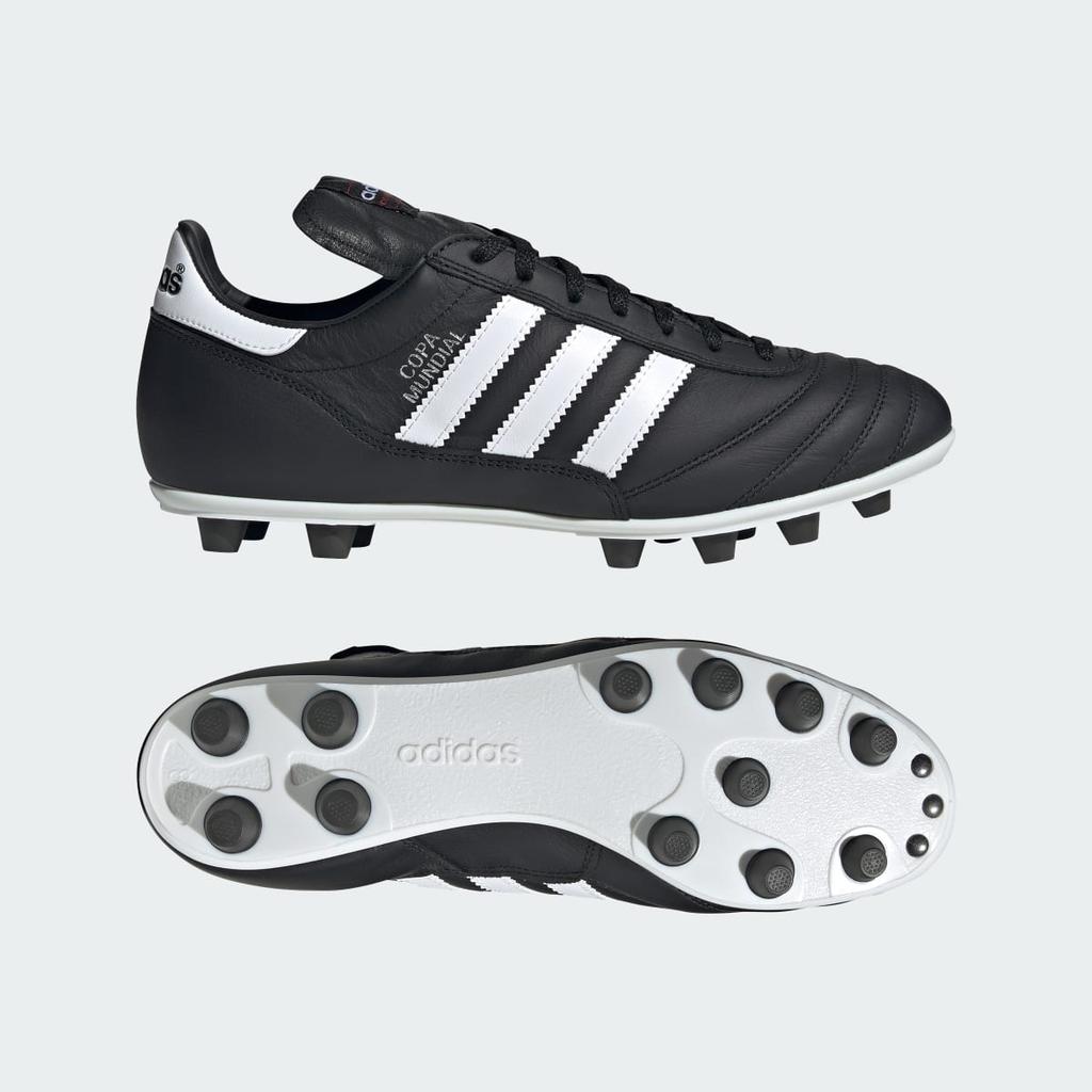 adidas Copa Mundial Firm Ground Boots JP6693 Men's Performance Sports Shoes Core Black / Cloud White / Silver Metallic
