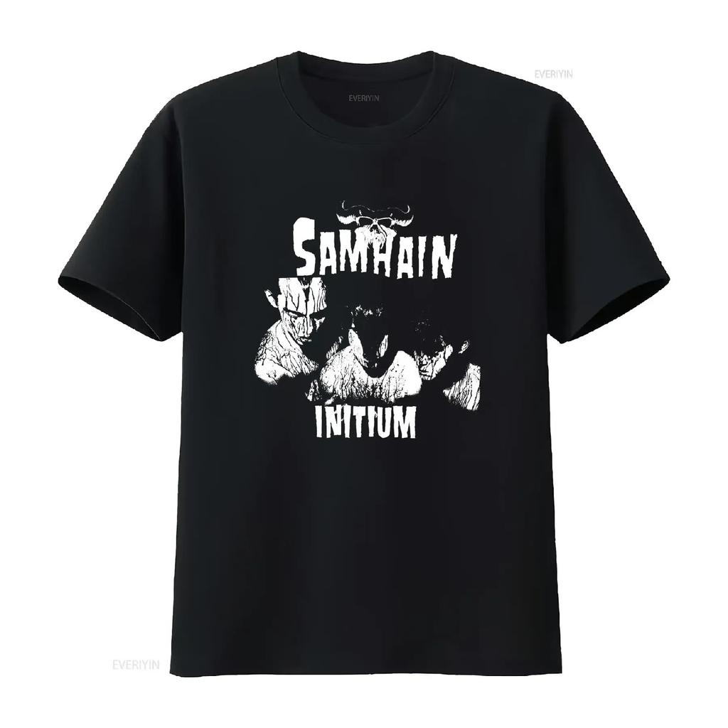 Футболка Samhain Initium Glenn Danzig Хоррор Панк Death Rok Misfits Сын Сэма TSOL 45 Grave Плотный Хлопок S 5XL винтажная Стирка