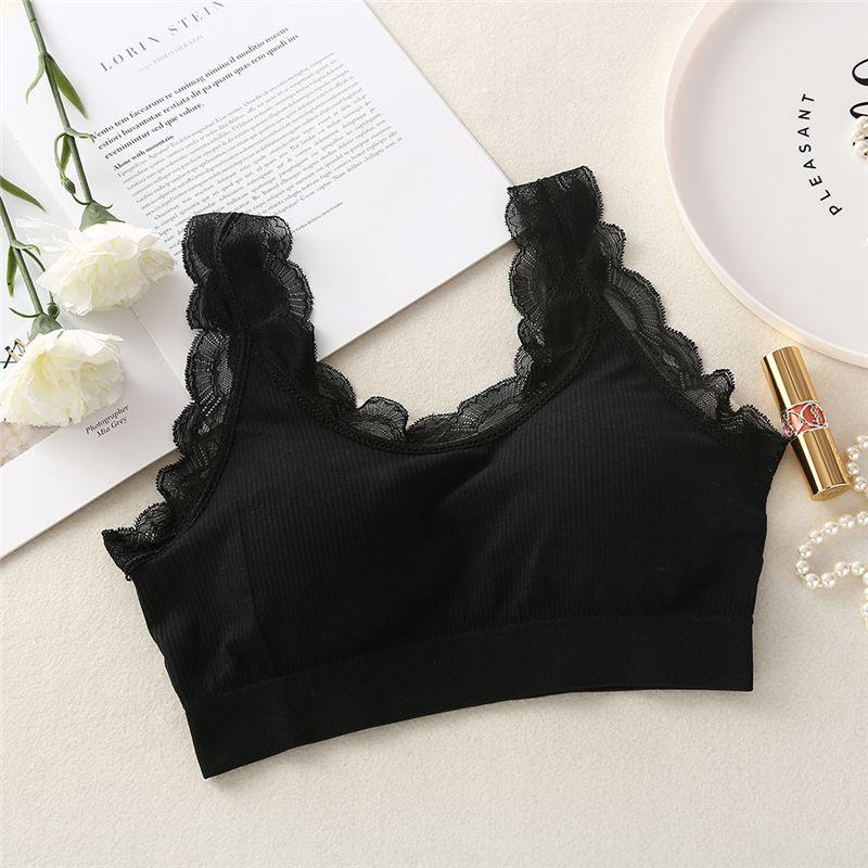 Lace Sexy Yoga Sports Bra For Women With Breathable Push Up Wrapped Chest And Beauty Back Design