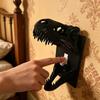 3D-печатная накладка на выключатель света в виде головы динозавра Тираннозавра, Новая декоративная защитная пластина для настенного выключателя с винтами для декора комнаты в доме