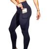 Women S Yoga Running Fitness Pants Side Pocket Tight Leggings