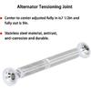 7 Inches Alternator Bracket Adjustable Tensioning Rod Joint Stainless Steel Car Tension Rod Compatible with SBC BBC 350 454 Engine