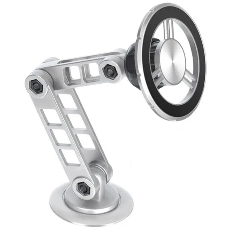 G198 Car Dashboard Windshield Magnetic Phone Holder Adjustable Robotic Arm Cellphone Stand