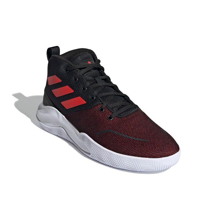 Adidas Own The Game Черные ярко-красные мужские кроссовки Core-Black Cloud-White FY6008