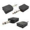 AUX Connector 6.5 Jack Adapter Microphone Splitter Converter Audio Converter 6.35mm Audio Plug