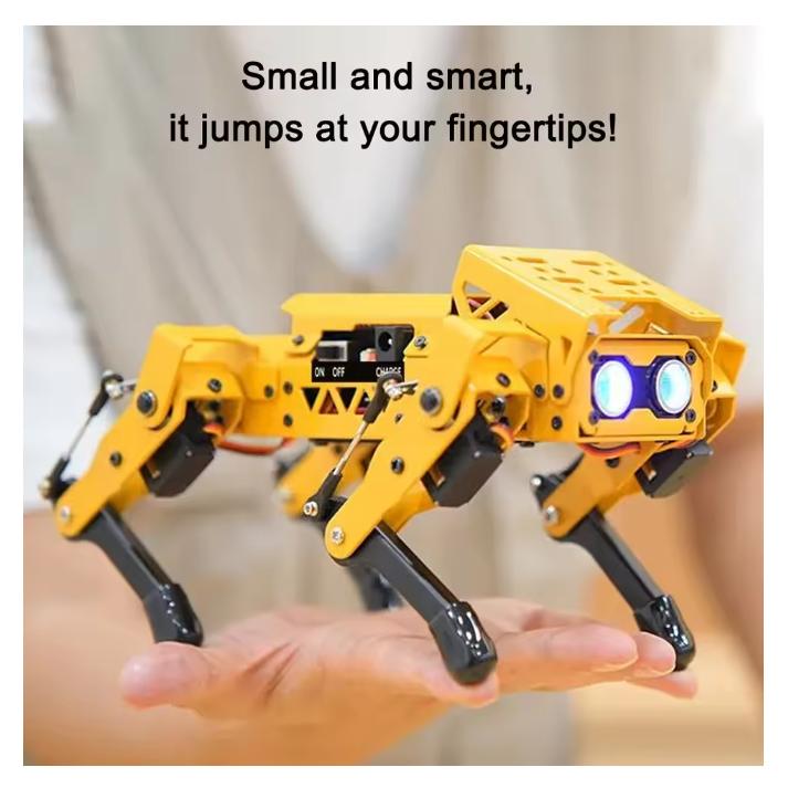 ESP32 Четвероногий Робот Собака MechDog Интеллектуальный ИИ Бионический Робот Scratch Python Графическое Программирование Arduino Робот DIY Набор