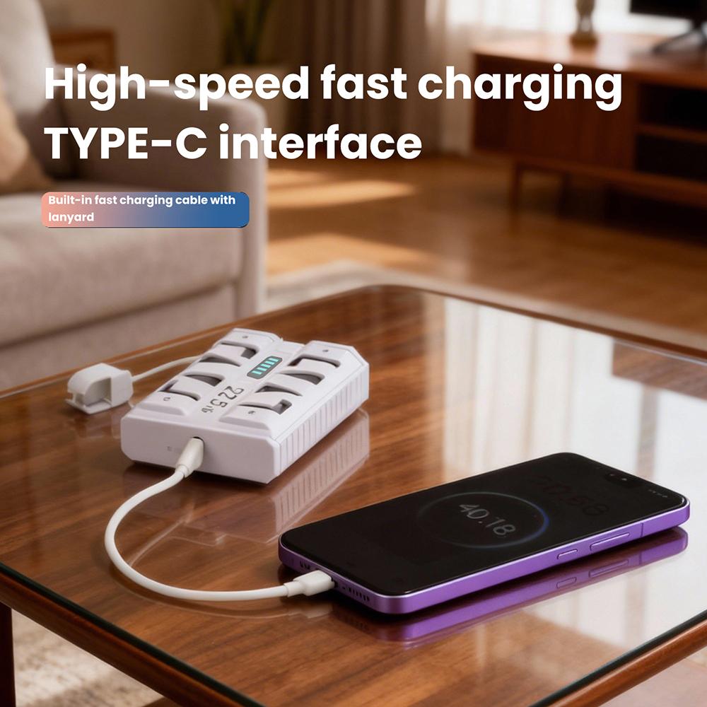 Кейс для power bank с быстрой зарядкой 22,5 Вт, 2*21700, съемные зарядные устройства, DIY-комплект, двухрежимная коробка для зарядки аккумуляторов с низким током