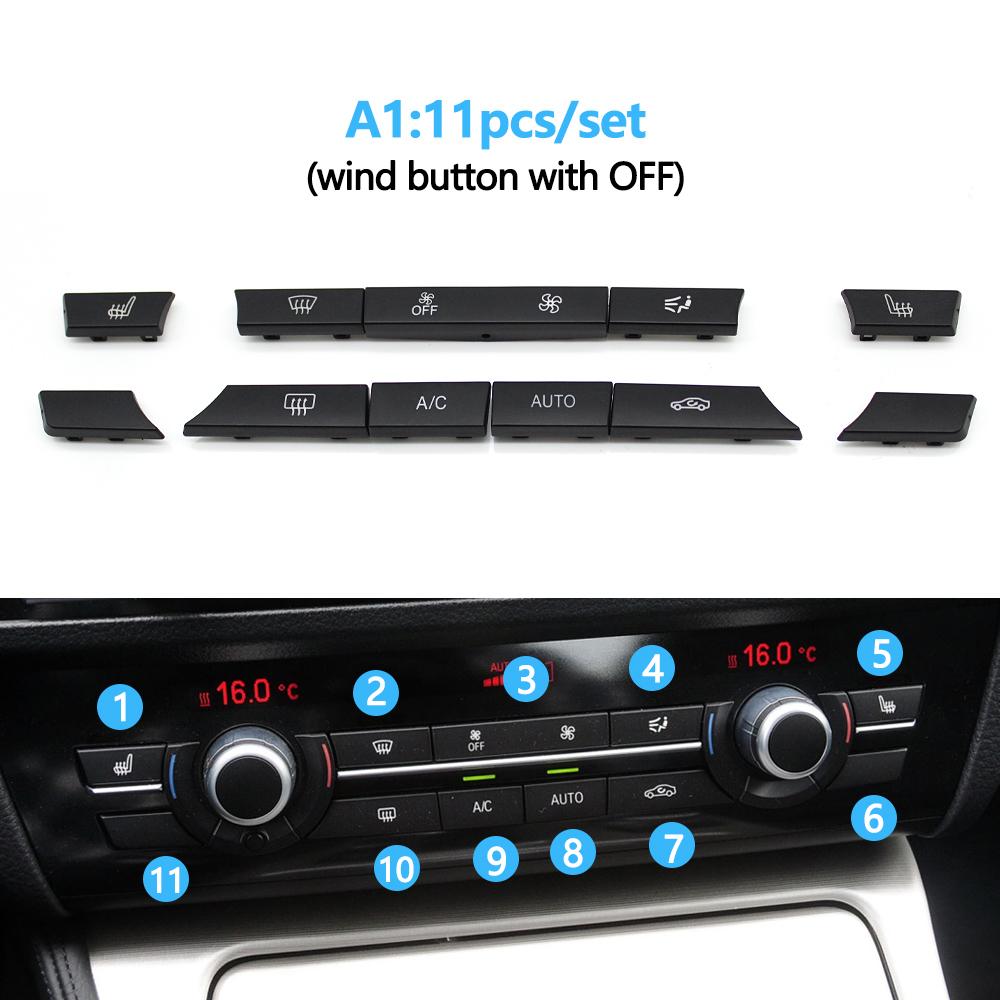 11/12/14 шт., крышка переключателя обогревателя для BMW 5 6 7 серии X5 X6 F10 F18 F06 F12 F01 F02 F15