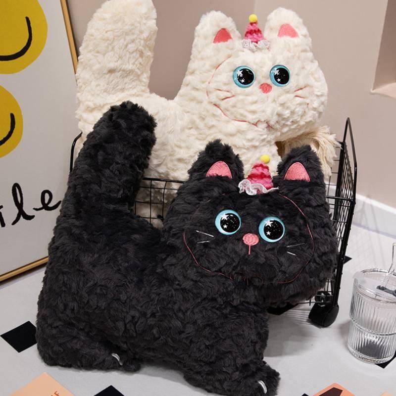 Cute Cat Cookie Plush Soft Bodied Cat Doll Ideal Hugging Pillow Birthday Gift