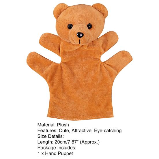 Животное Ручная Кукла Супер Мягкая Снимает Стресс Привлекательная Очаровательная Игрушка Ручная Кукла Чучело Животного Кукла для Дома