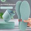 Wormwood Deodorant Insoles Sweat-Absorbent Breathable and Soft Elastic Insoles