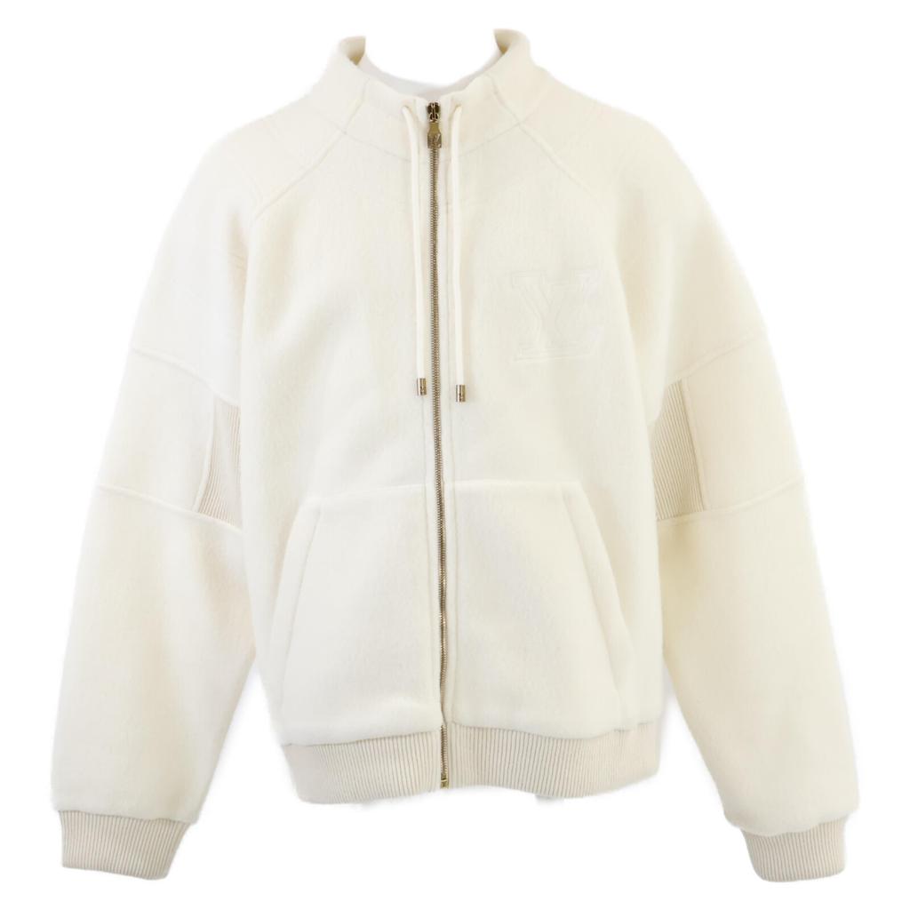 Louis Vuitton Domestic Regular 1AGJXH Quilted Texture Wool Blouson Jacket XL Milky whiteUsed