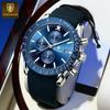 Men Watch Fashion Sport Chronograph Silicone Quartz Watches Top Brand Luxury Waterproof Luminous Date Men's Wristwatch