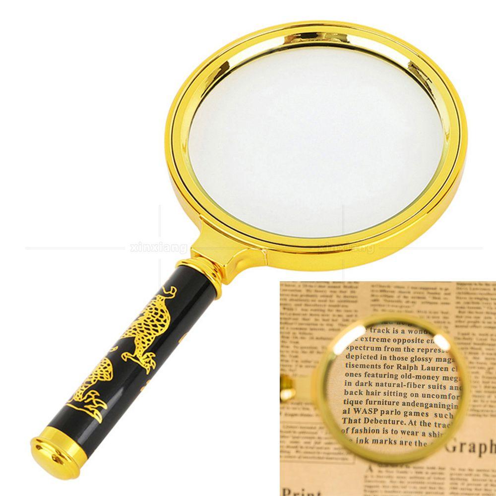Quality 60/70/80/90/100mm HD Handheld Microscope Magnifying Glass Lens Reading Jewelry Magnifiers