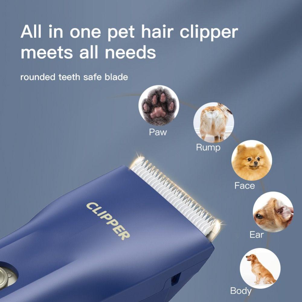 Professional Pet Electric Hair Clippers Silent Pet Hair Trimmer for Cats and Dogs