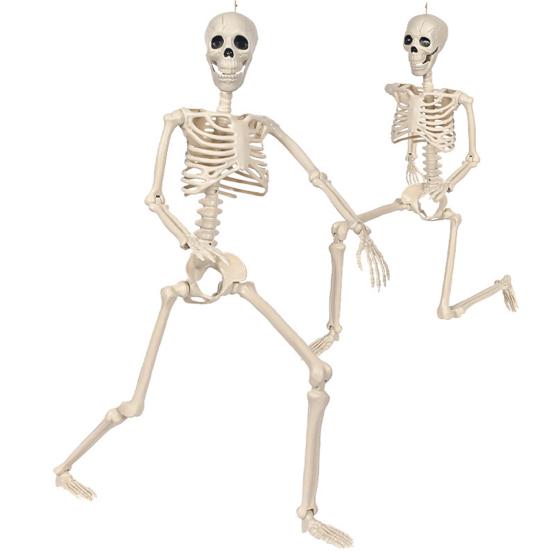 Реалистичные подвижные суставы скелета регулируемый Хэллоуин пластиковый скелет для декора кладбища