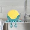 Забавная подставка для мыла с дренажем, экономящая место, стойка для губки, держатель для губки для мытья посуды, поверхность ванной комнаты
