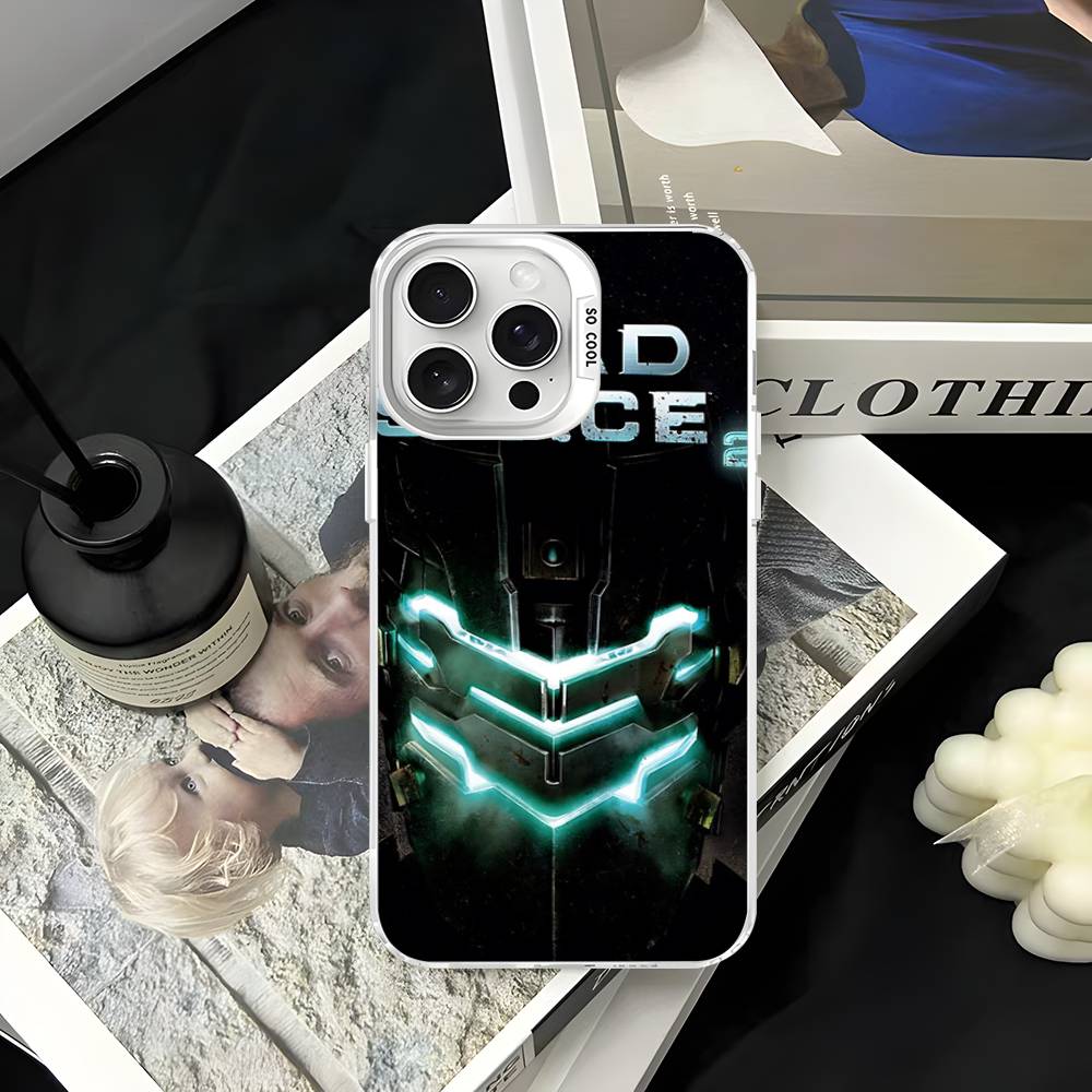 Чехол для телефона D-Dead Space для iPhone 17 16 15 14 11 12 13 Pro Max Plus Pro Цветной Серебристый Чехол