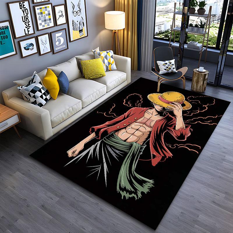 Anime Pirate Character Carpet suitable as a non-slip mat for the living room or bedroom sofa