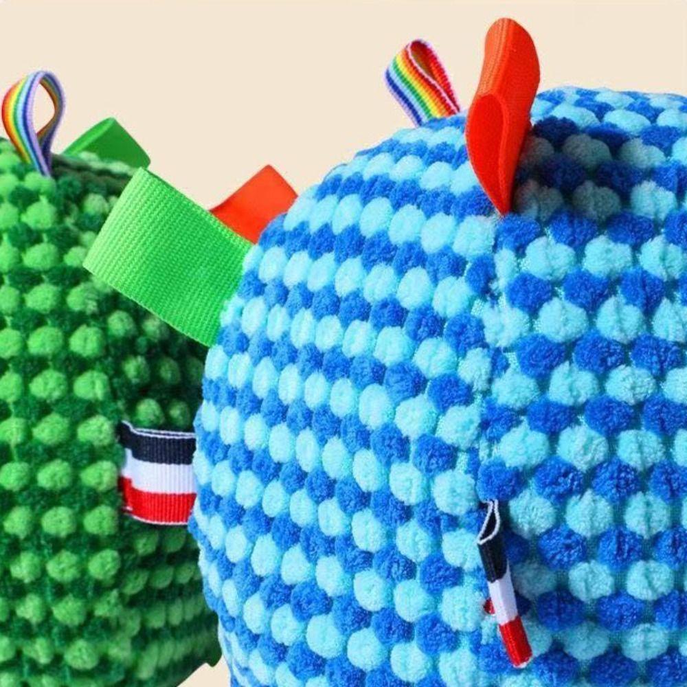 Bite-resistant Plush Dog Vocal Toy Ball Creative Pet Shake Sound Toy Grinding Teeth