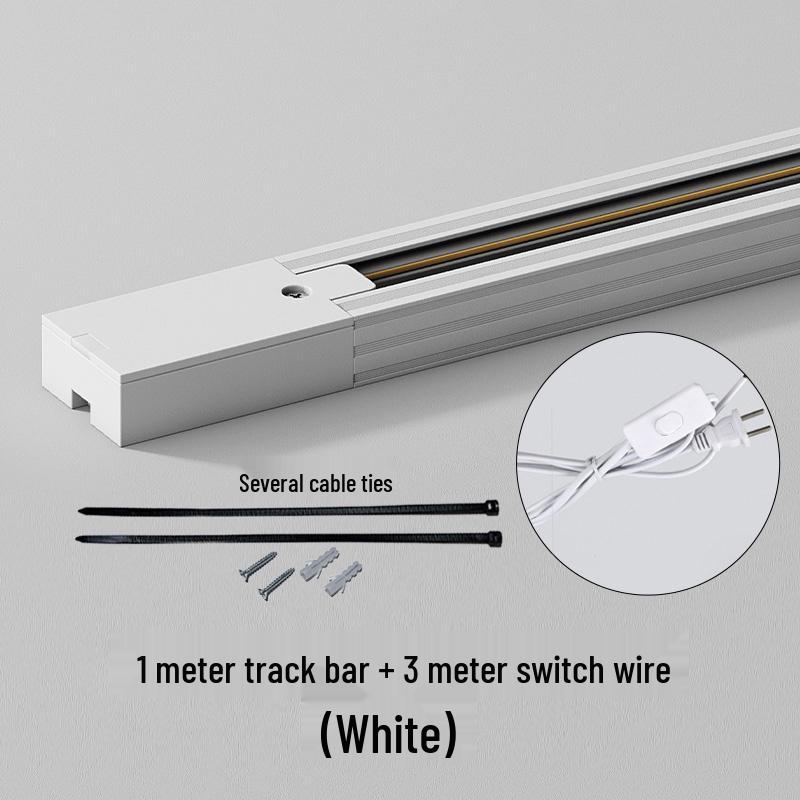 Медный рельсовый светодиодный прожектор для растений: Универсальный алюминиевый трековый светильник, 0,5 м рельс