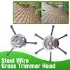 Steel Wire Grass Trimmer Head 2025 New String Trimmer Replacement Head, Wire Weed Trimmer Head Weed Remover Tool for Lawn Mower