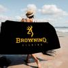 B-Browning Логотип Микрофибра Пляжное полотенце Впитывающее Быстросохнущее Мягкое Йога Плавание Курорт Альпинизм Полотенце
